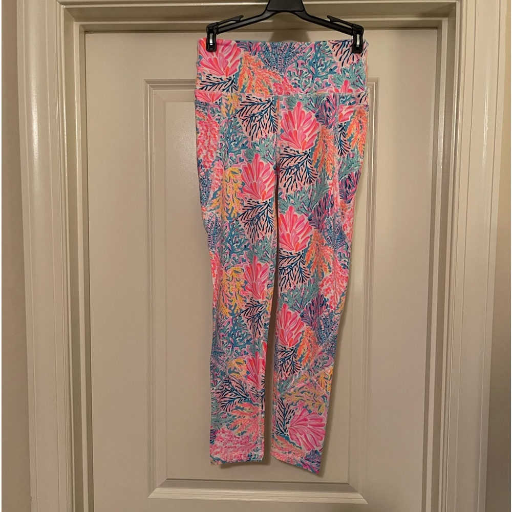 NWT Lilly Pulitzer Weekender High Rise Leggings Splash dance